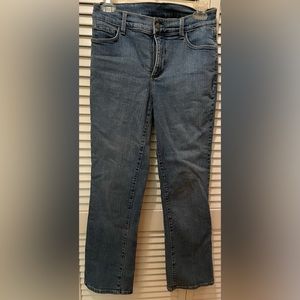 Women’s NYDJ. Distressed blue. Stretch. Size 6P.
